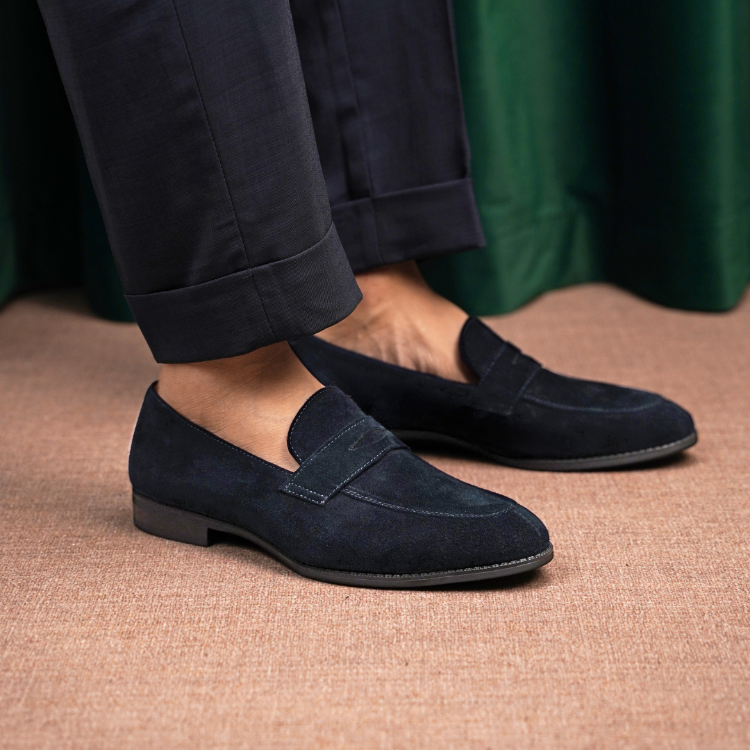 Men’s Cagliari Suede Penny Loafer
