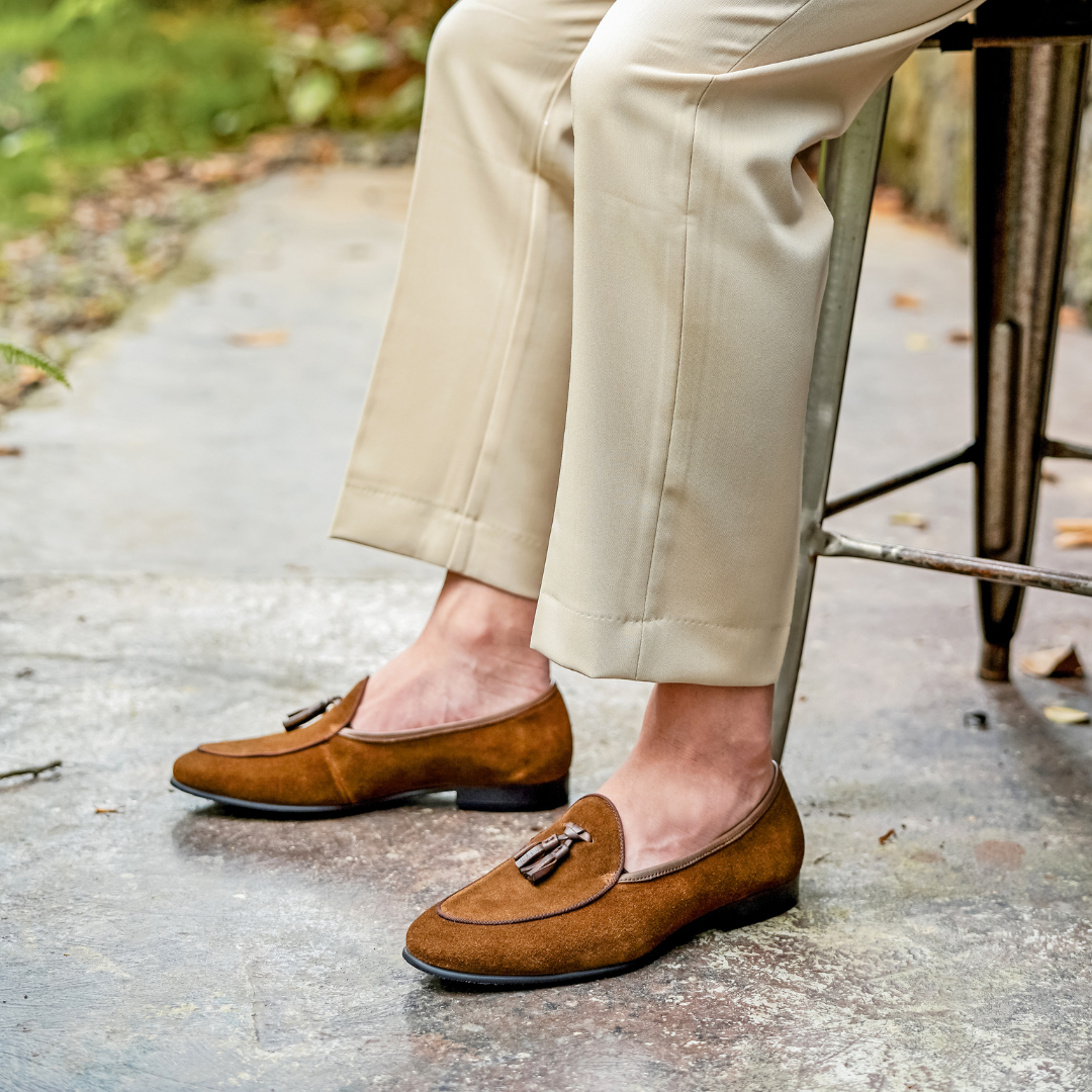 Men’s Napoli Suede Tassel Loafer