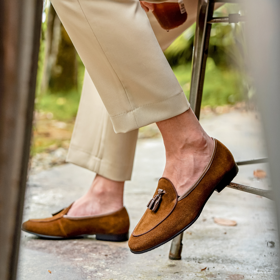 Men’s Napoli Suede Tassel Loafer