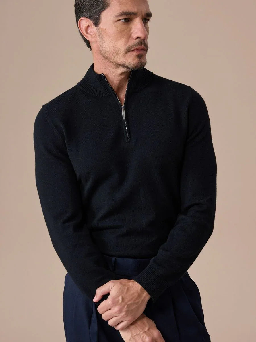 Loops Half-Zip Knit Sweater
