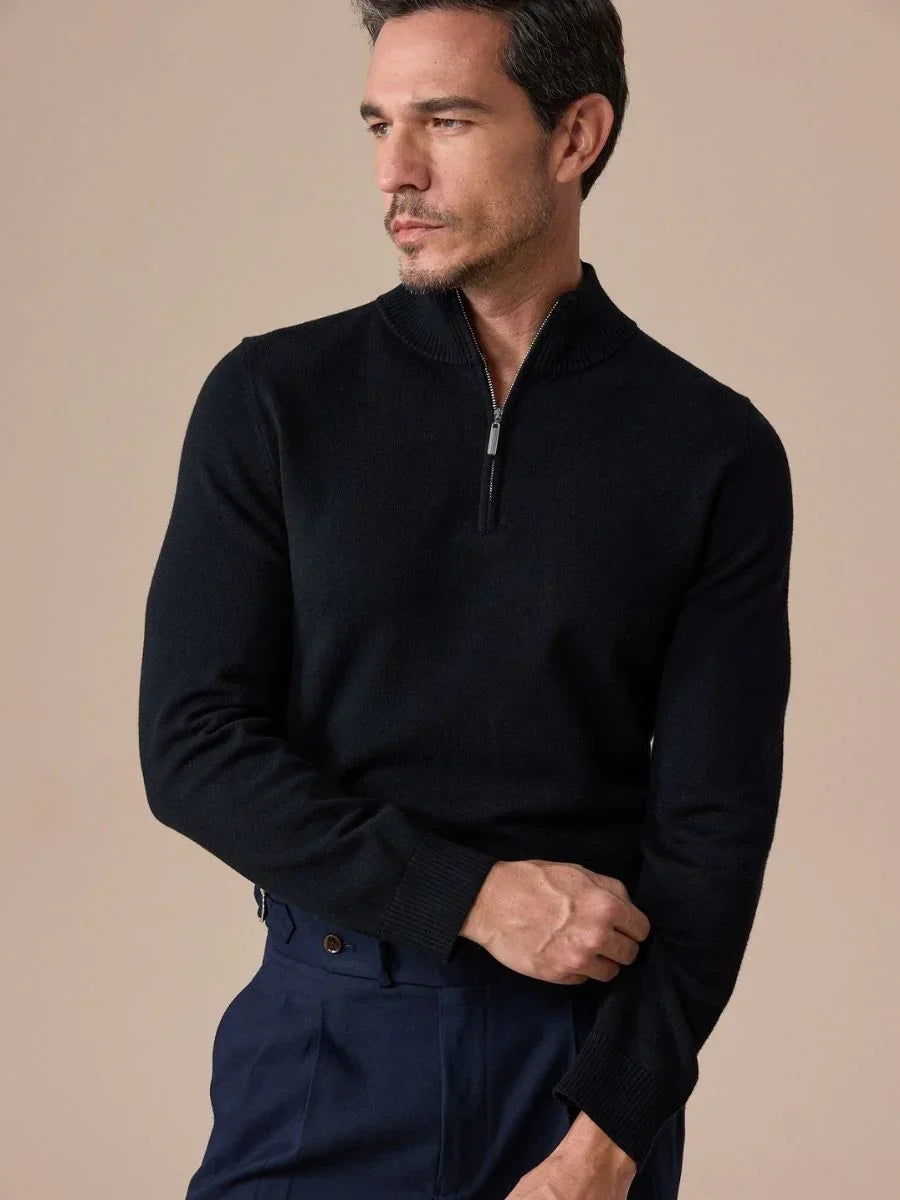 Loops Half-Zip Knit Sweater