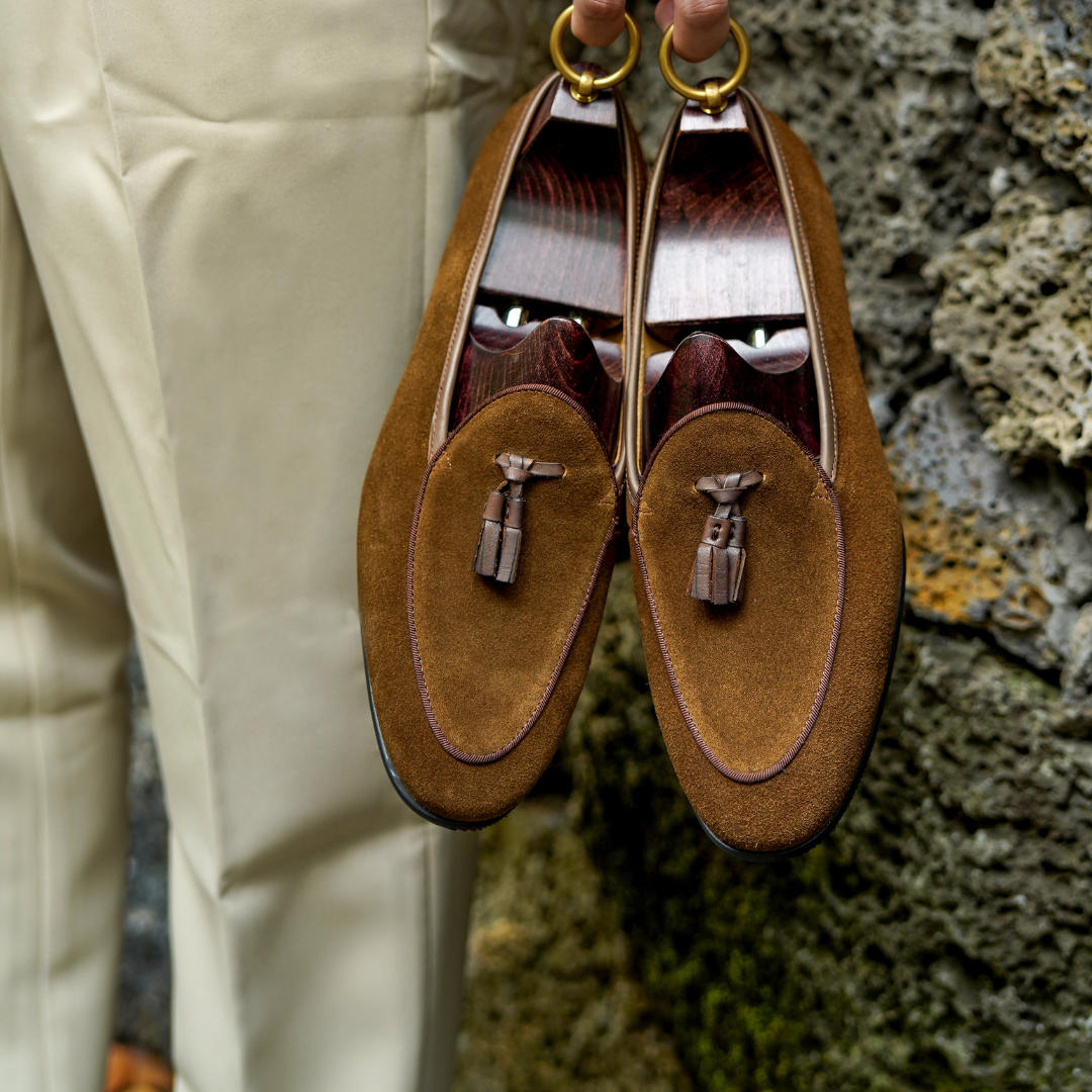 Men’s Napoli Suede Tassel Loafer