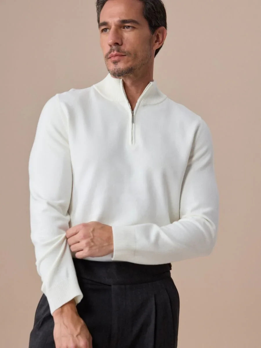 Loops Half-Zip Knit Sweater