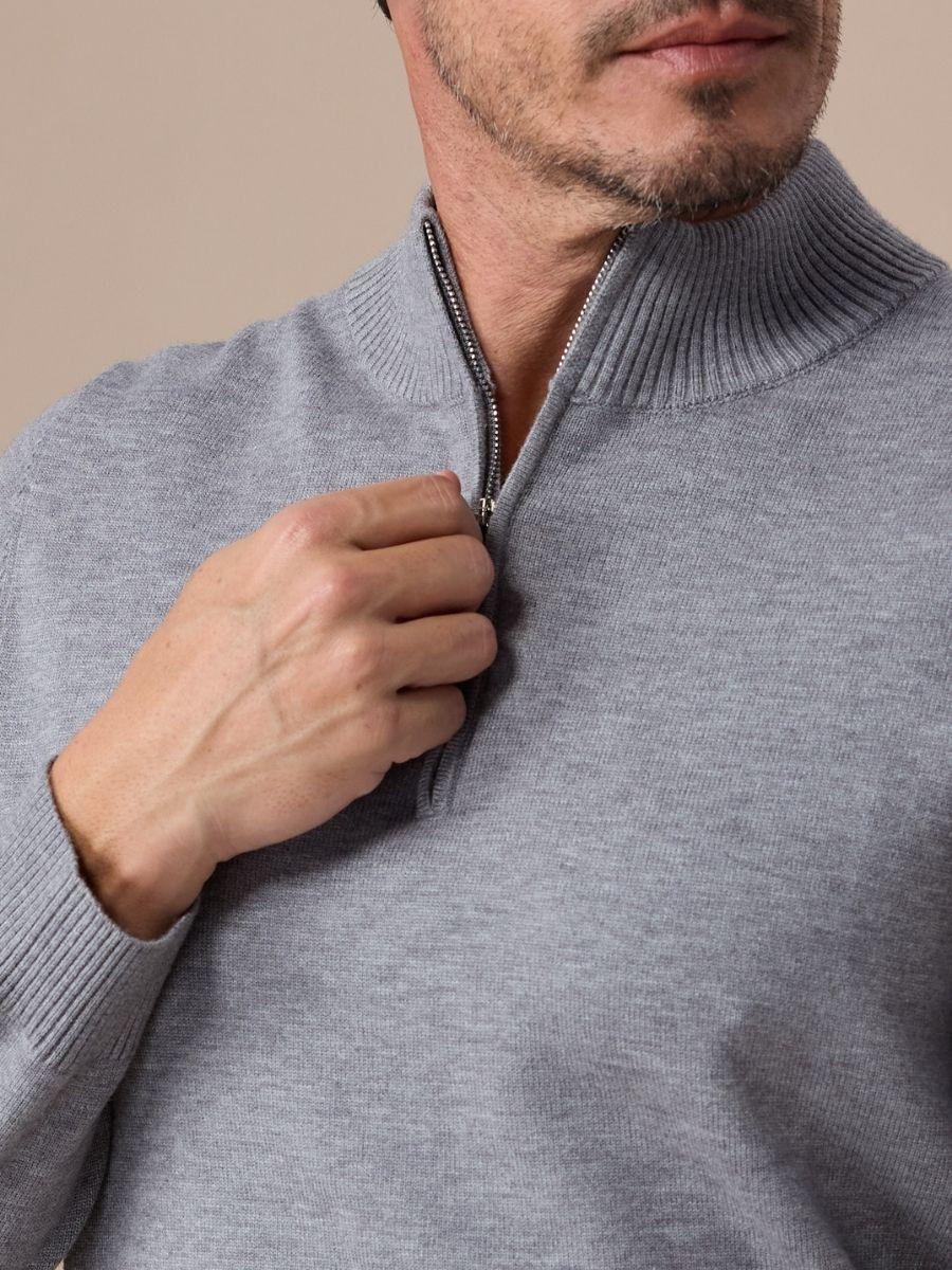 Loops Half-Zip Knit Sweater