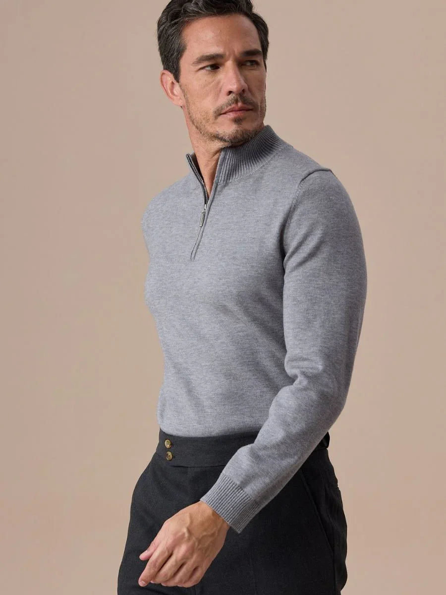 Loops Half-Zip Knit Sweater
