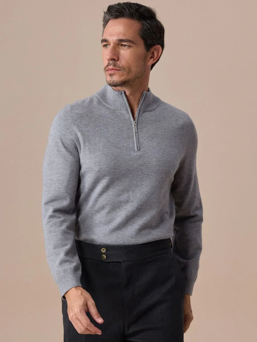 Loops Half-Zip Knit Sweater
