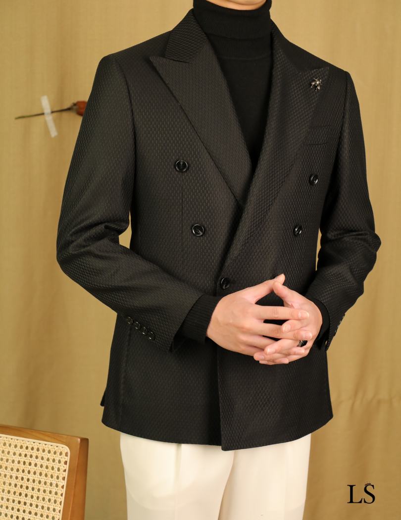 Veroza Checkered Blazer