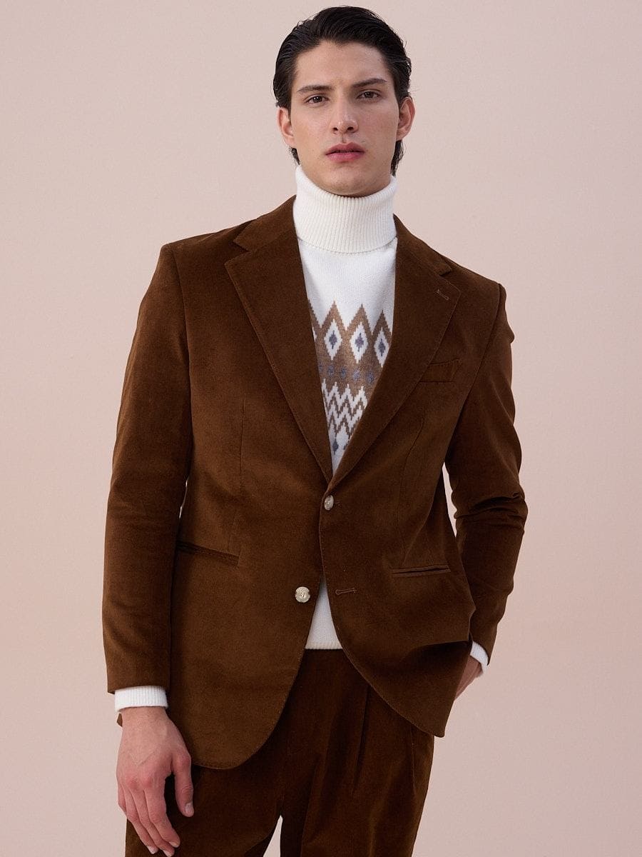 Luni Corduroy Single-Breasted Suit