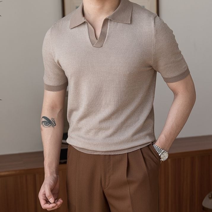 Tencel Marsala Polo