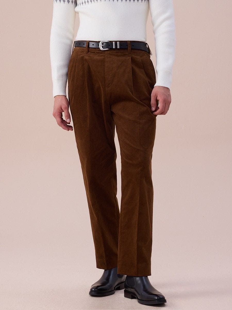 Luni High-Waisted Corduroy Pants