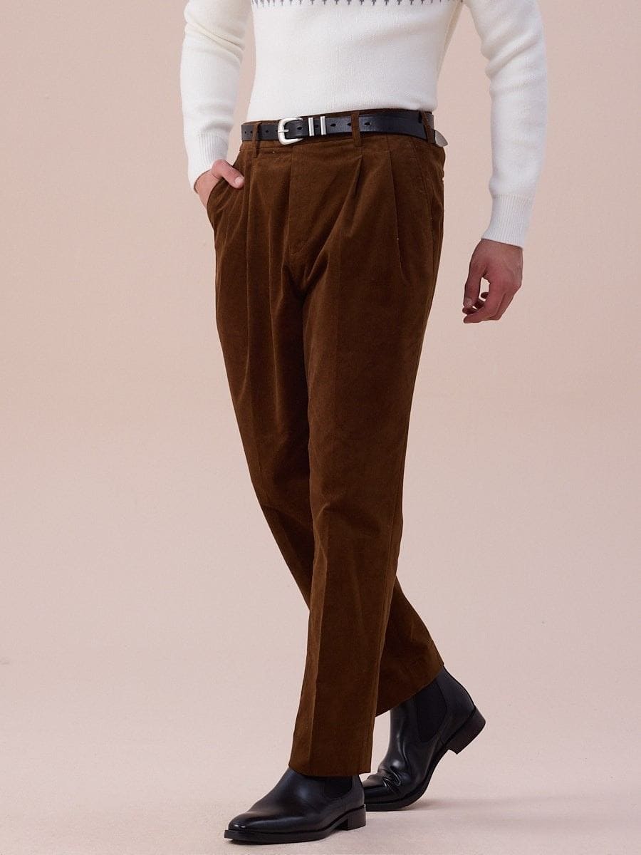 Luni High-Waisted Corduroy Pants