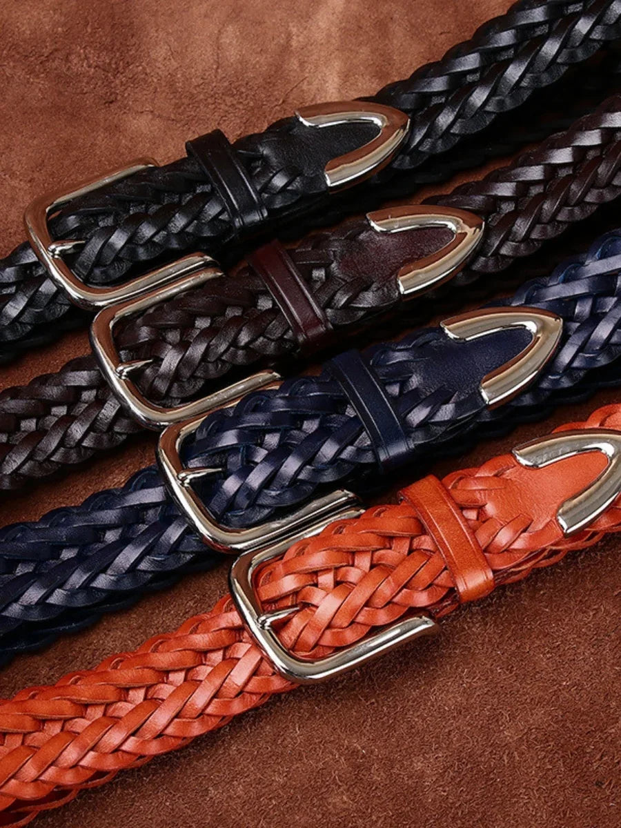 Loops Laino Braided Leather Belt
