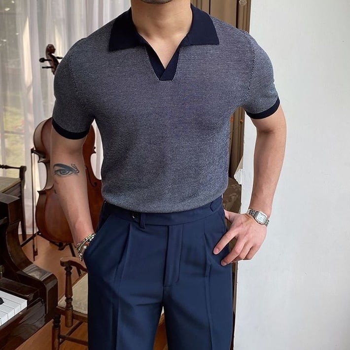 Tencel Marsala Polo
