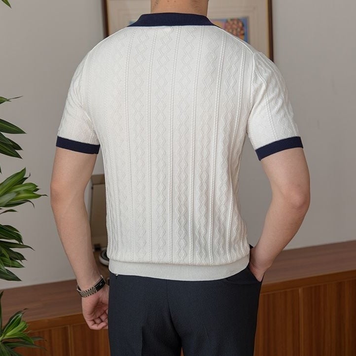 Marsala Knit Polo