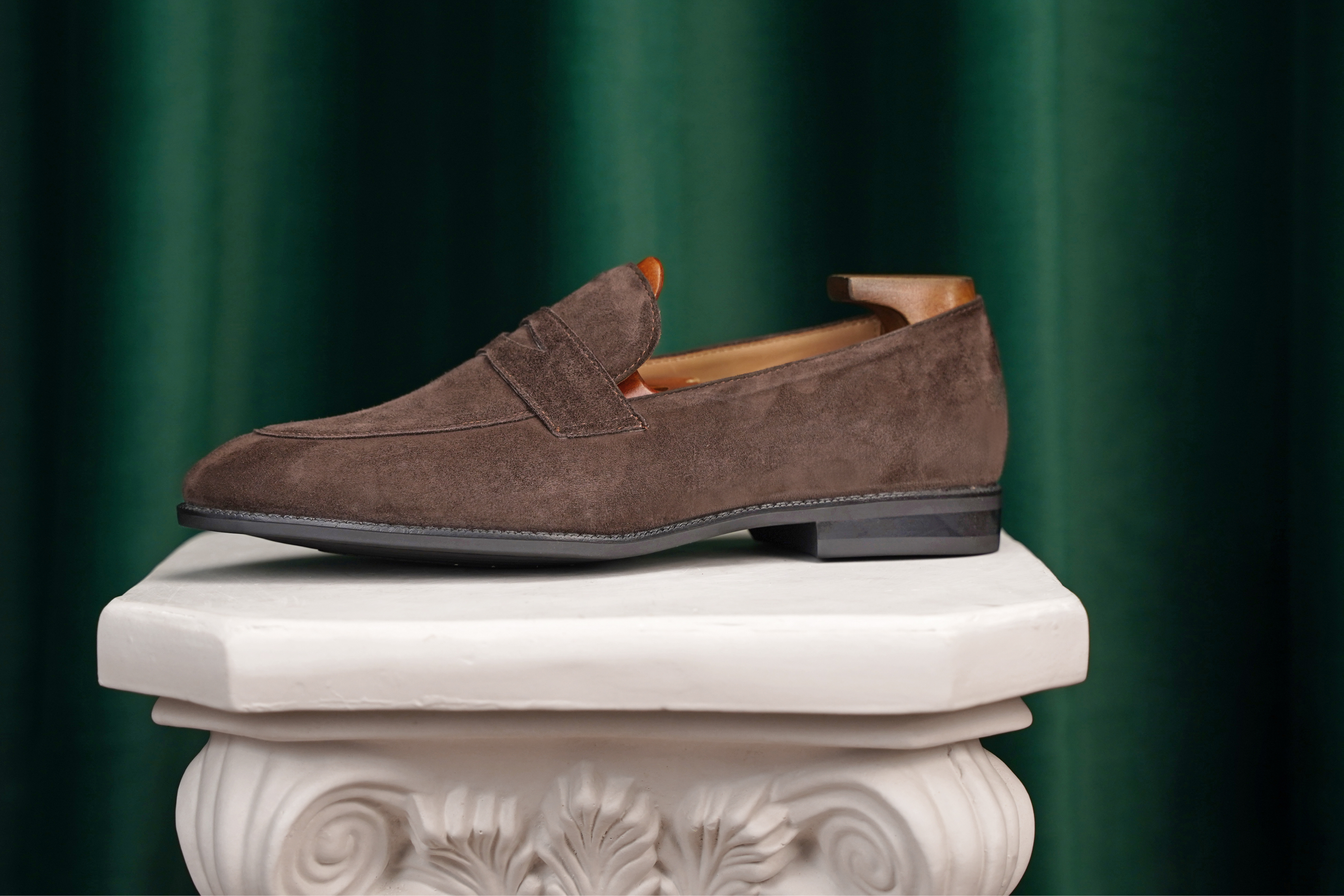 Men’s Cagliari Suede Penny Loafer