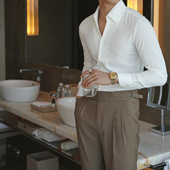 Men's Dress Shirt Looped LS032