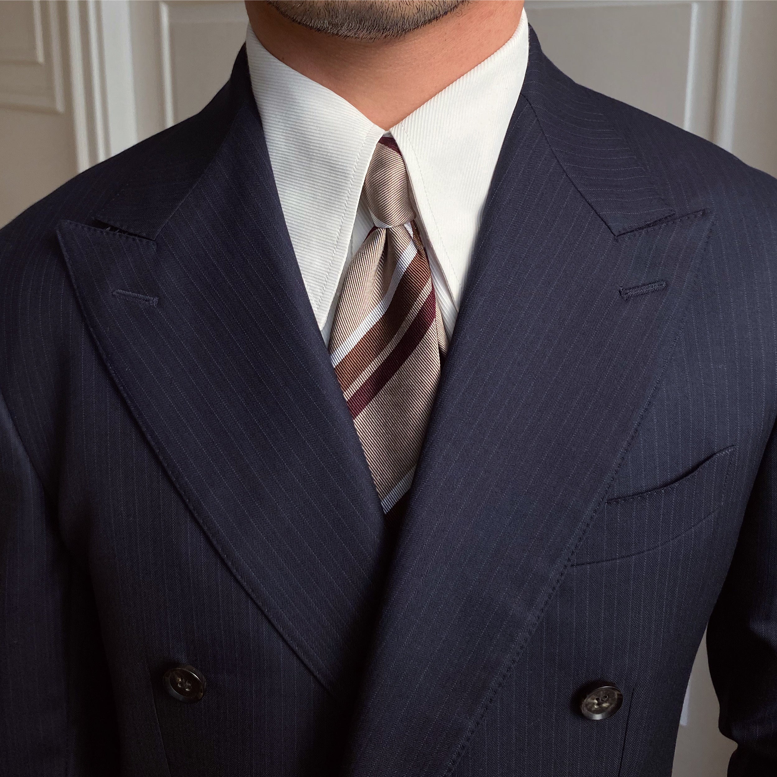 Men's Dress Shirt Looped LS020