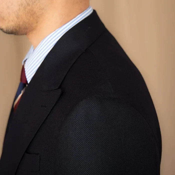 Two-Button Peak Lapel Blazer