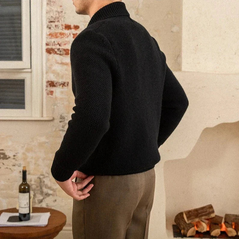 Looped LS001 English Double-Breasted Cardigan