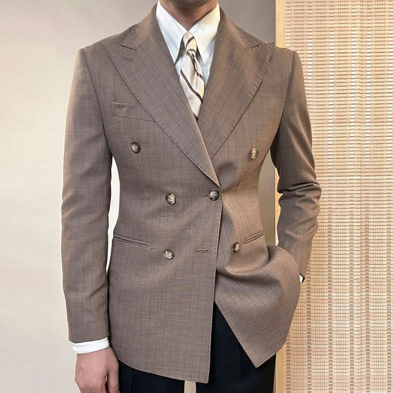 Double Breasted Blazer Looped LS033