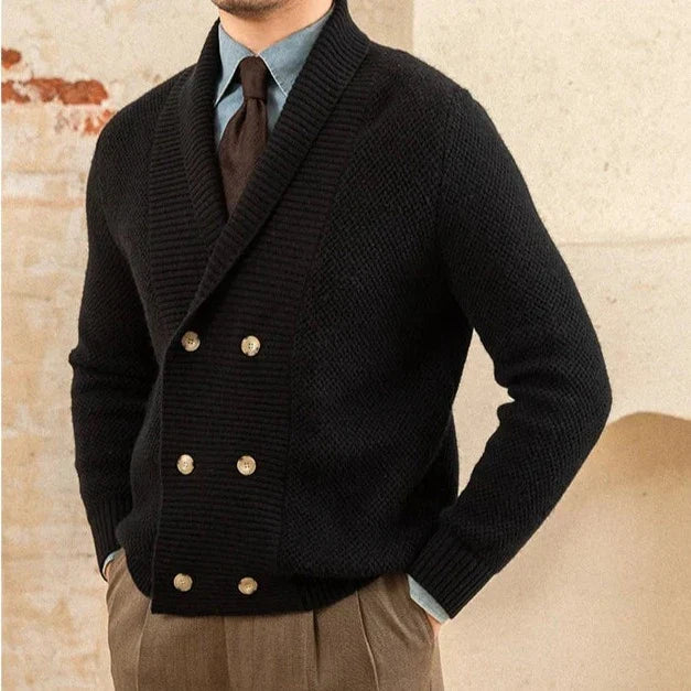 Looped LS001 English Double-Breasted Cardigan