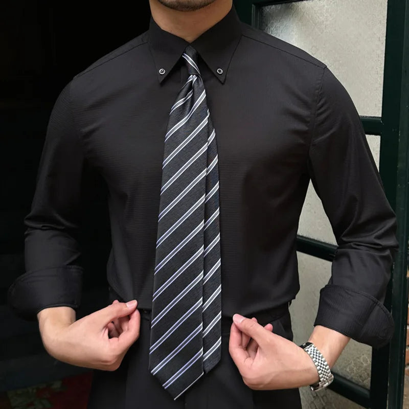 Men's Dress Shirt Looped LS042