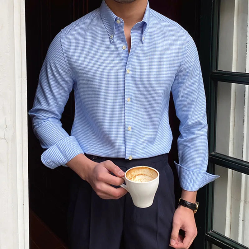 Men's Dress Shirt Looped LS015