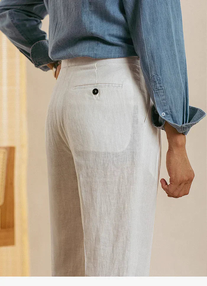 Linen Pants Looped LS035