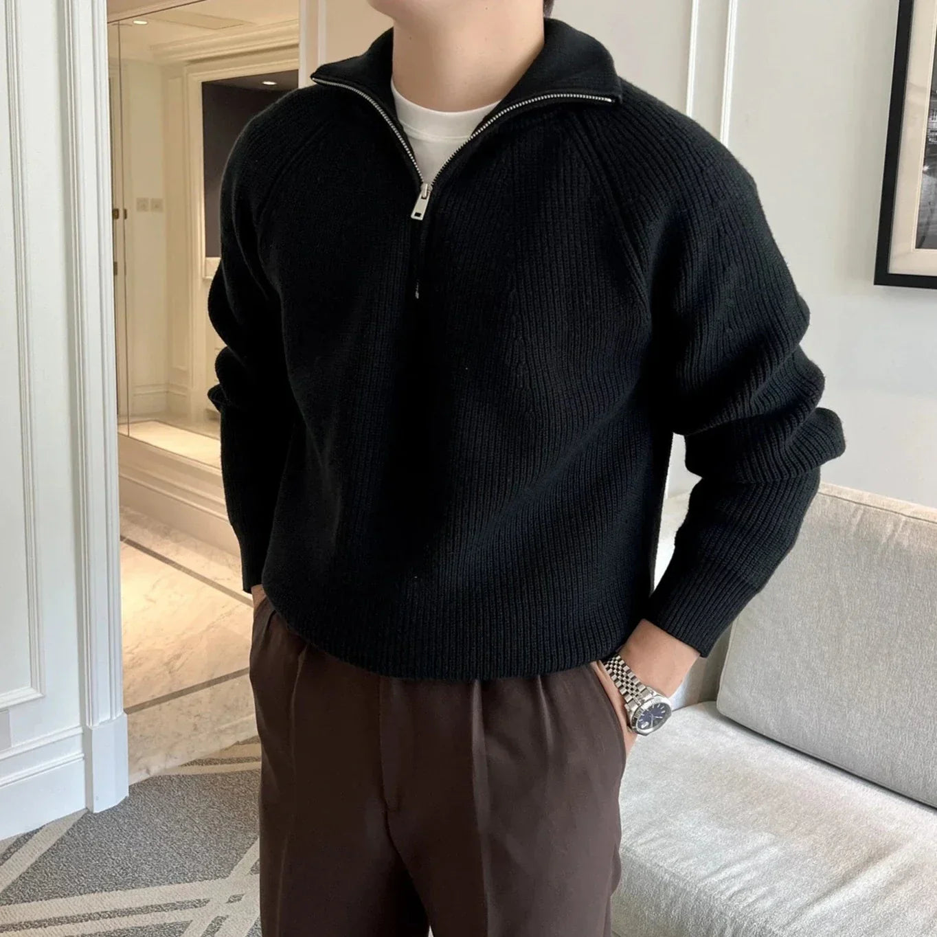 British LS003 Men's Pullover