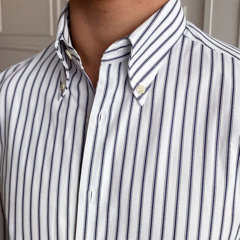 Men's Dress Shirt Looped LS016