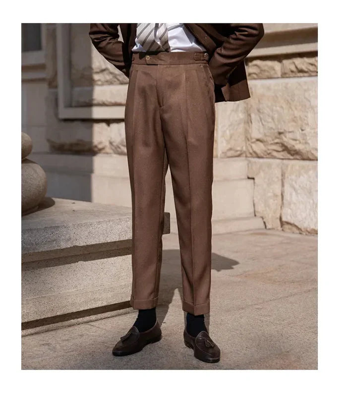 Slim Fit Men’s Overlap Suit Looped LS006