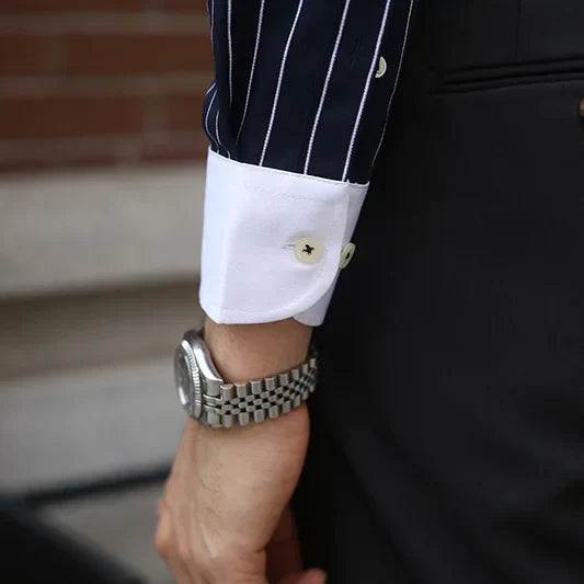 Men's Dress Shirt Looped LS017