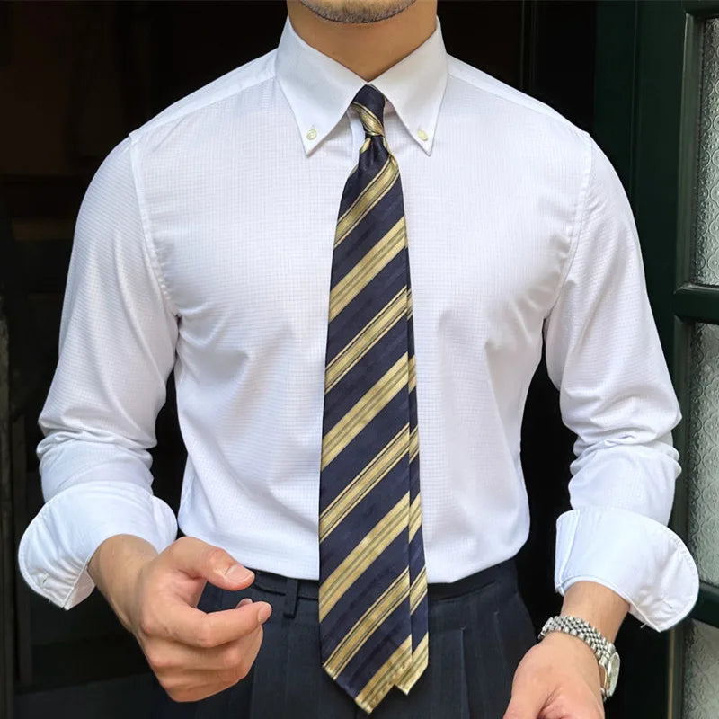 Men's Dress Shirt Looped LS042