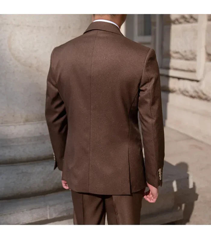 Slim Fit Men’s Overlap Suit Looped LS006