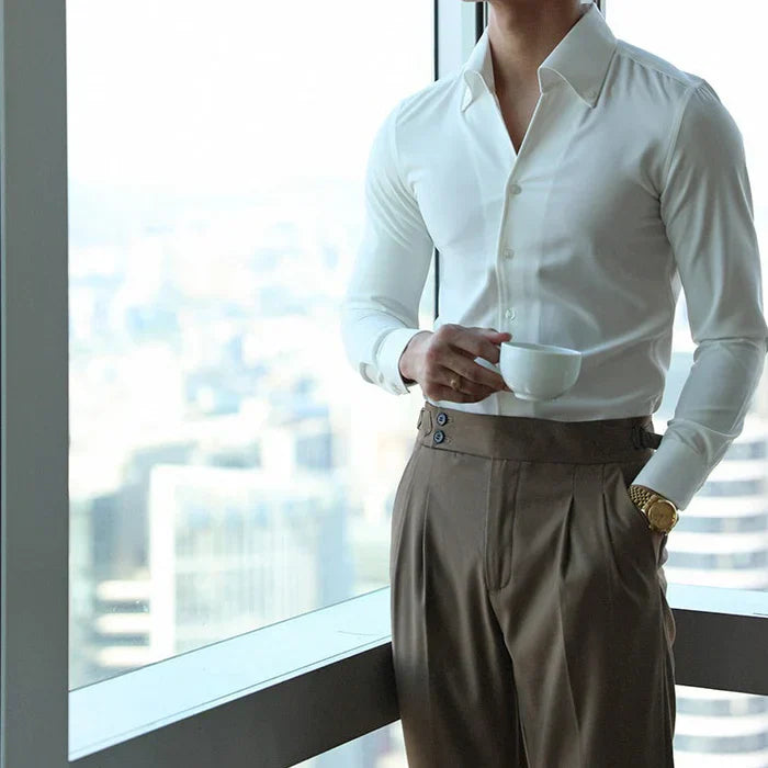 Men's Dress Shirt Looped LS032