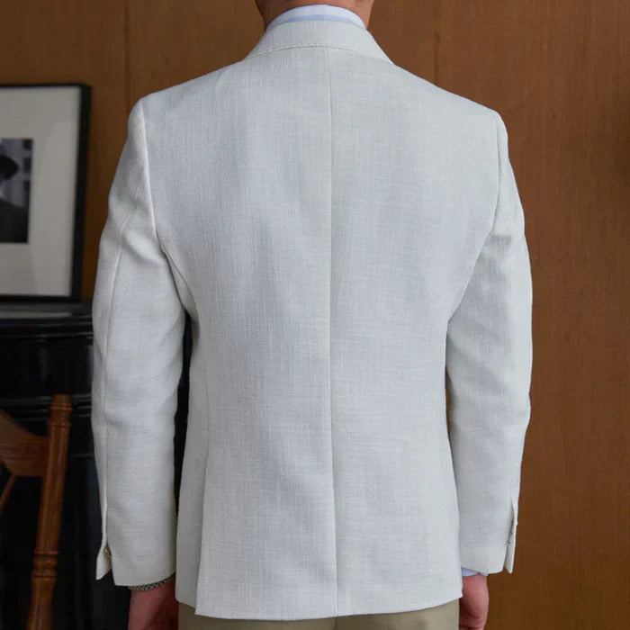 Wrap Blazer Bari White