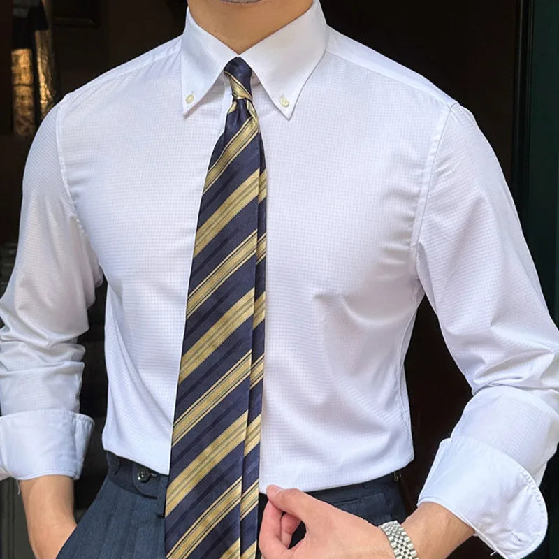 Men's Dress Shirt Looped LS042