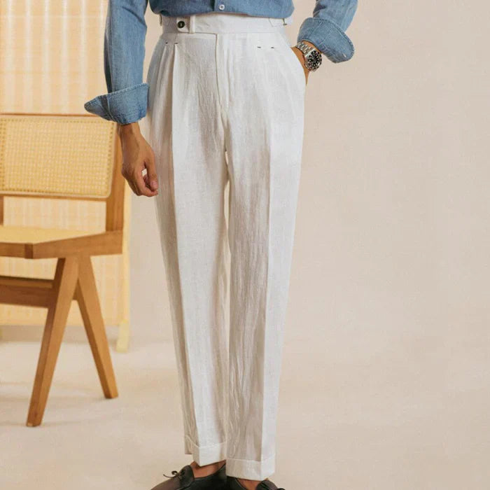 Linen Pants Looped LS035