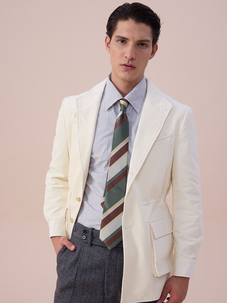 Loops Textured Corduroy Jacket