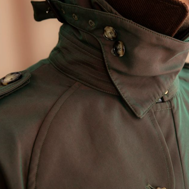 Double Breasted Bari Overcoat