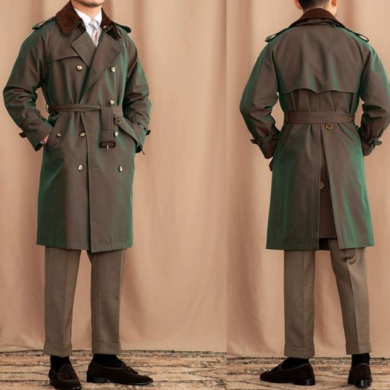 Double Breasted Bari Overcoat