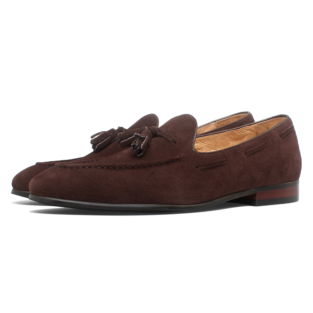 Men's Bologna Suede Tassel Loafer