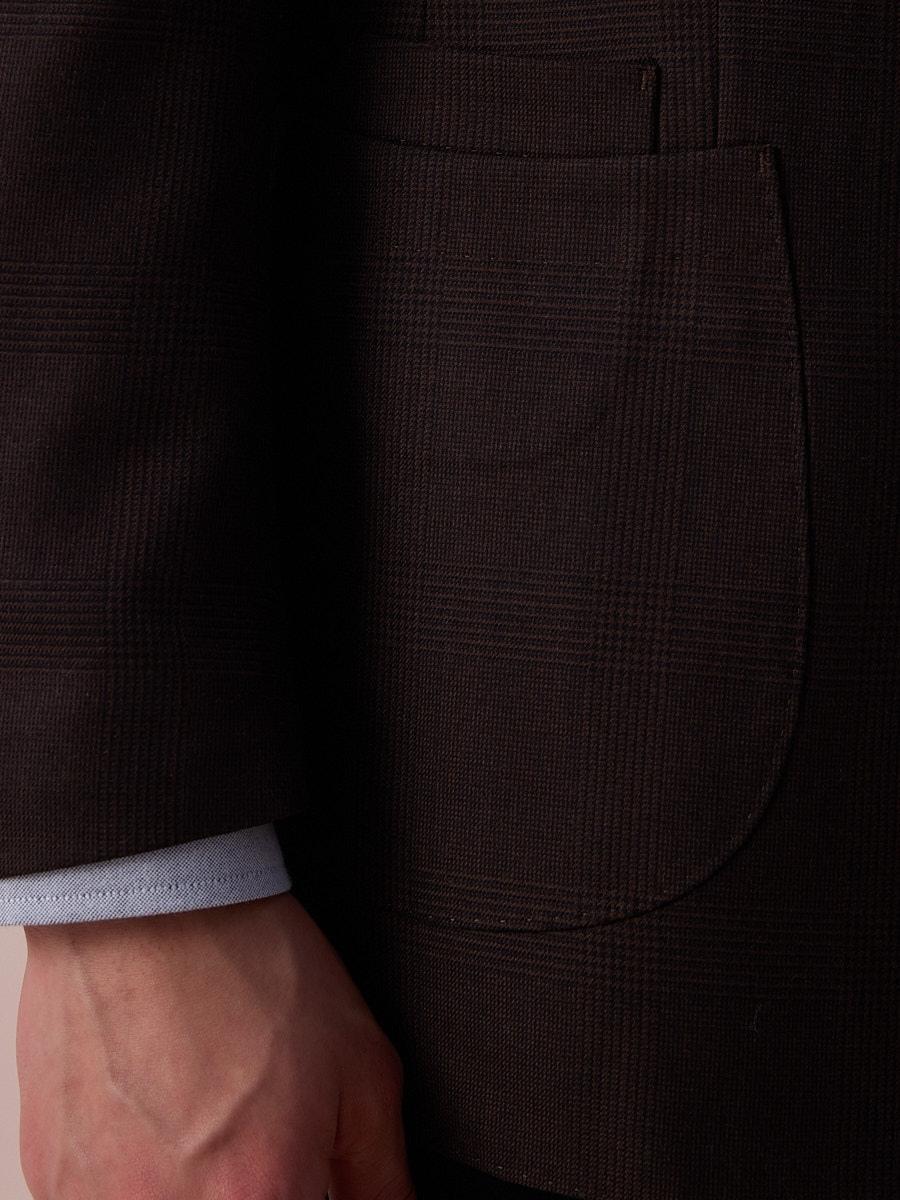 Glen Plaid Tailored Wool Blazer