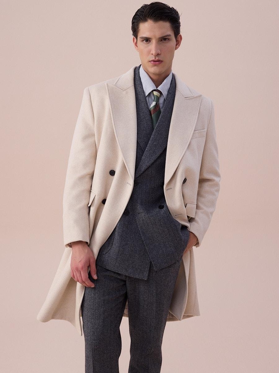 Loops Sanremo Double-Breasted Overcoat