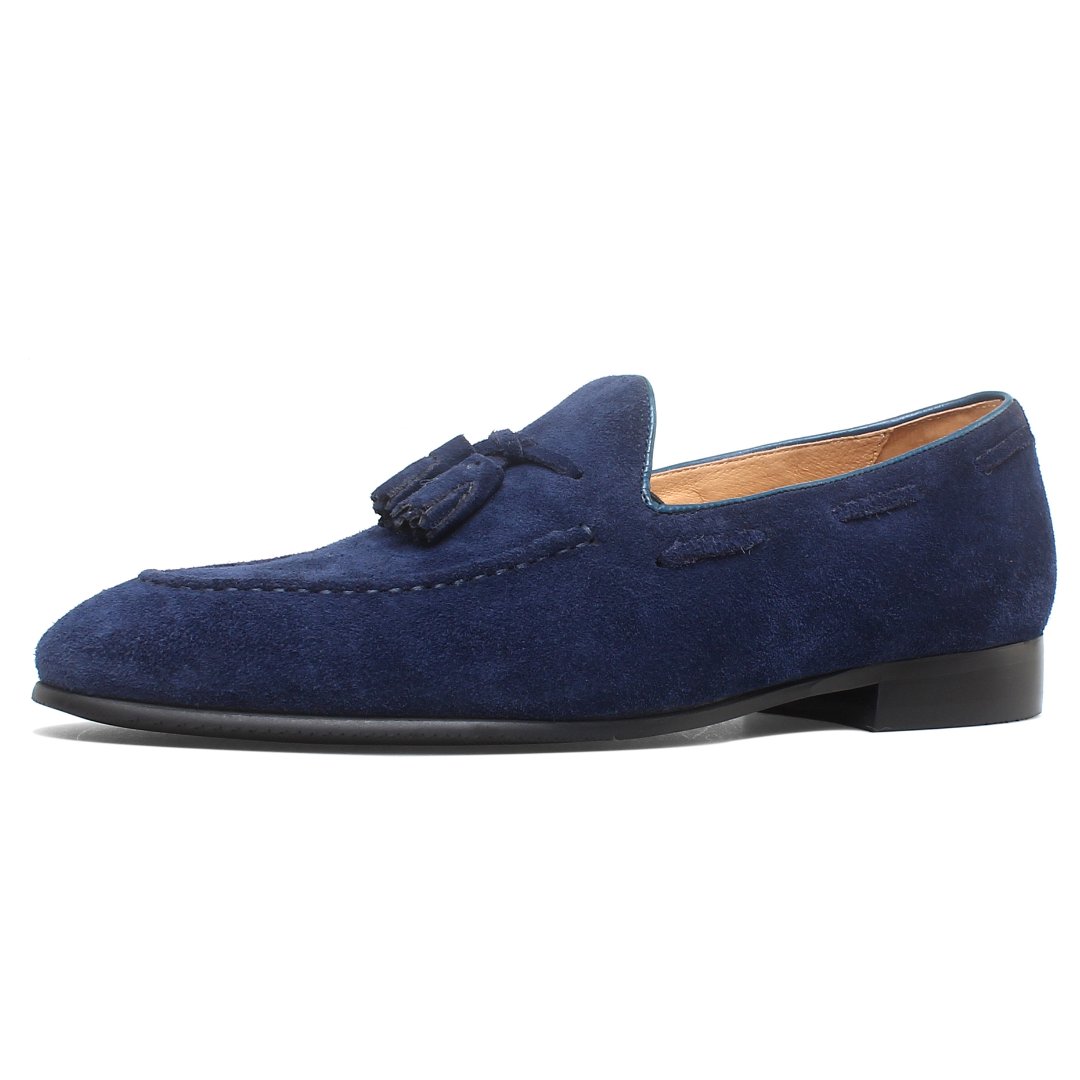 Men's Bologna Suede Tassel Loafer