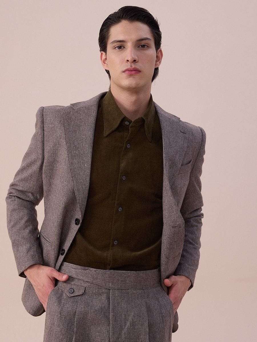 Sirmione Single-Breasted Wool Suit