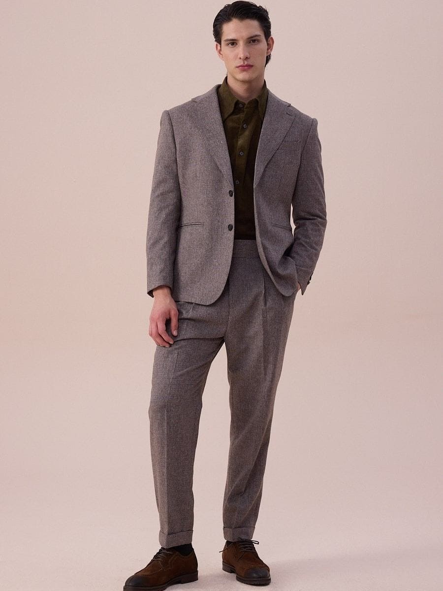 Sirmione Single-Breasted Wool Suit