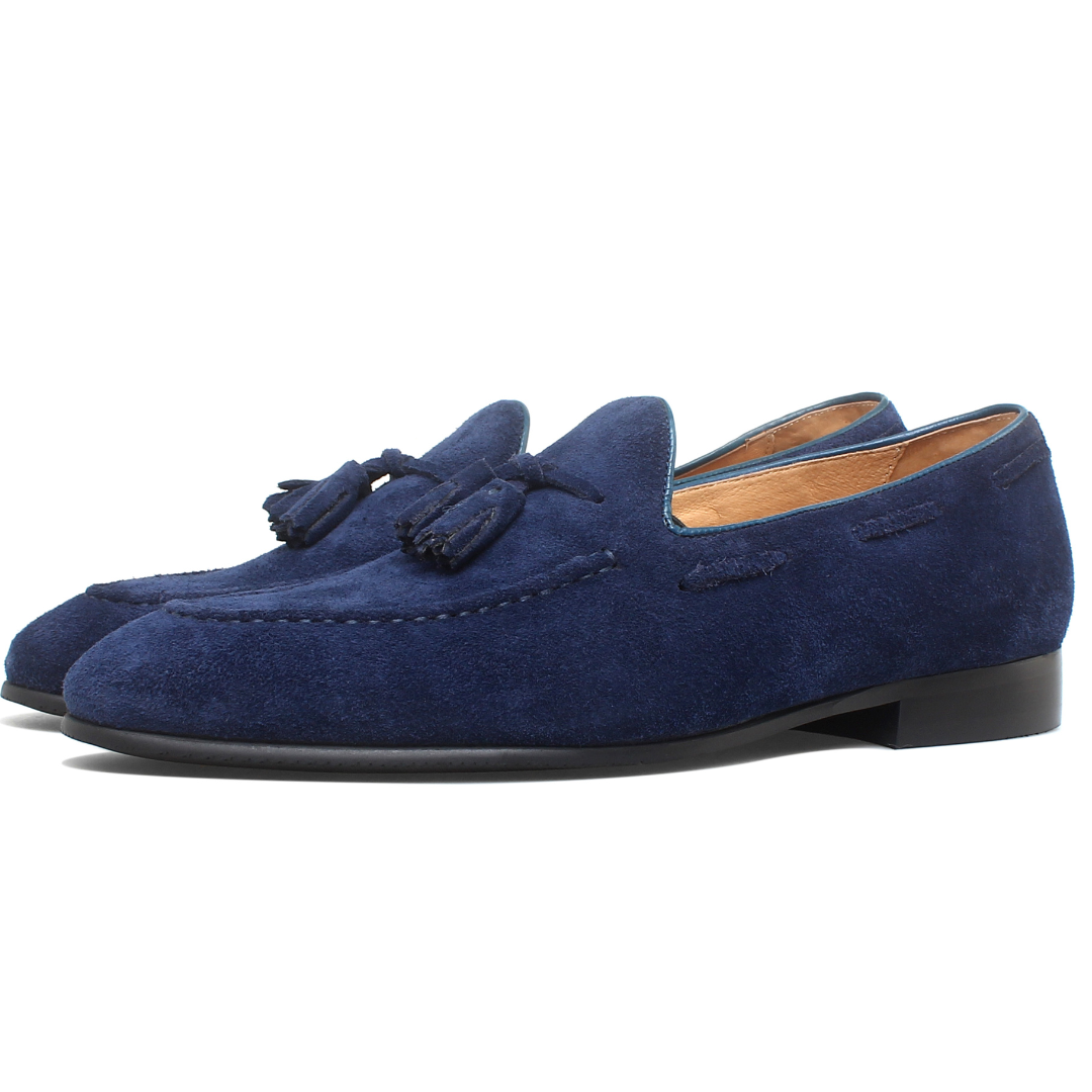 Men's Bologna Suede Tassel Loafer