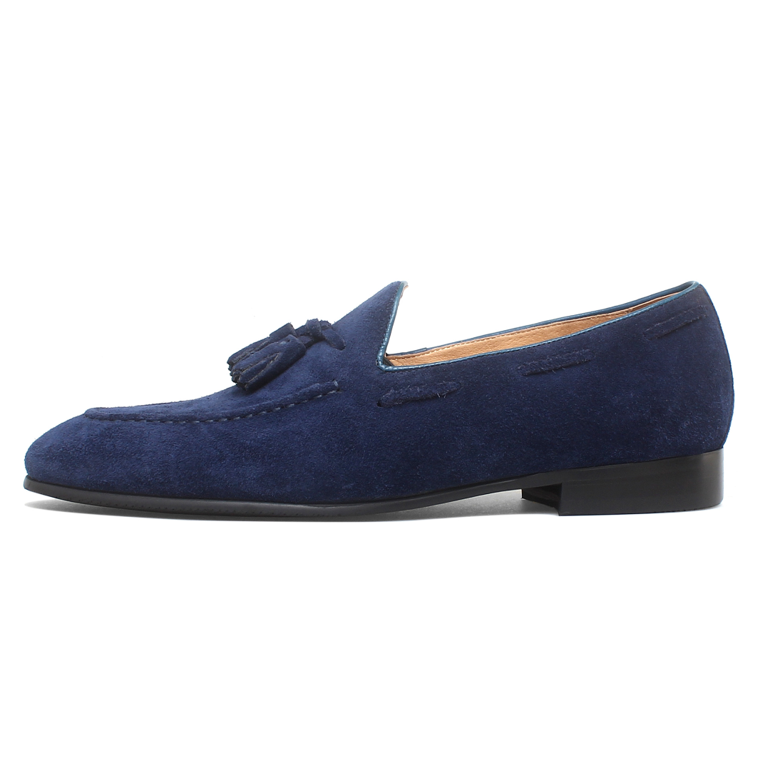 Men's Bologna Suede Tassel Loafer