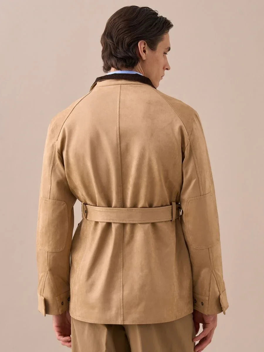 Suede Style Vintage Hunting Jacket